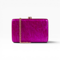 Bolsa de Festa Clutch Acrílico Fúcsia