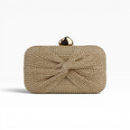 Bolsa Clutch Festa Palha Bege