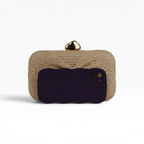Bolsa Clutch Festa Palha Bege
