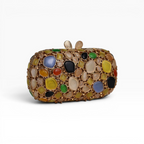 Bolsa Festa Clutch Pedraria Colorida
