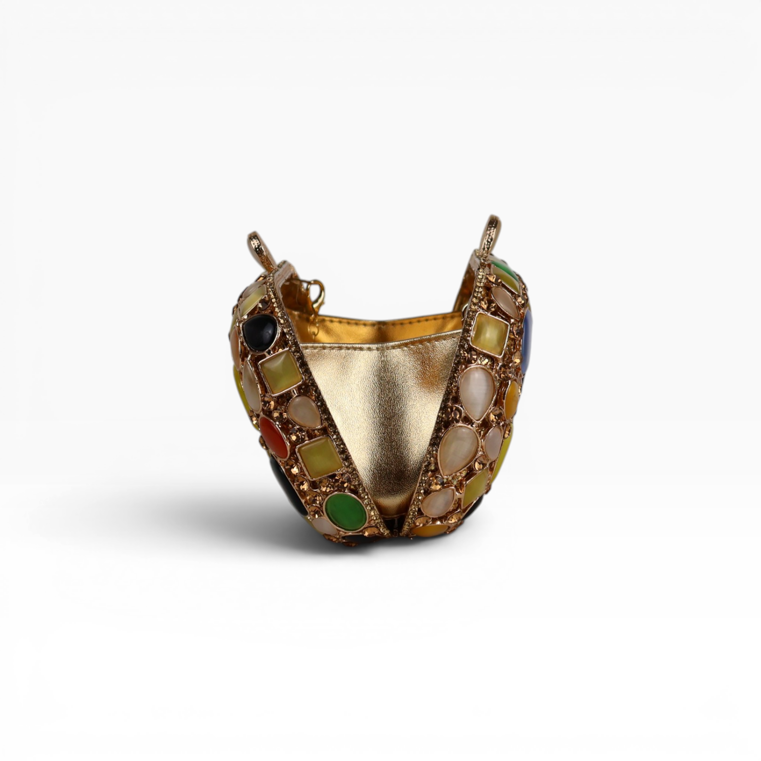 Bolsa Festa Clutch Pedraria Colorida