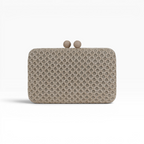 Bolsa Clutch Festa Palha Bege Nude