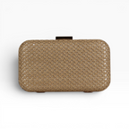 Bolsa Clutch Festa Palha Bege