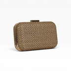 Bolsa Clutch Festa Palha Bege