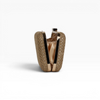 Bolsa Clutch Festa Palha Bege