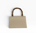 Bolsa de Mão Palha Bege Claro