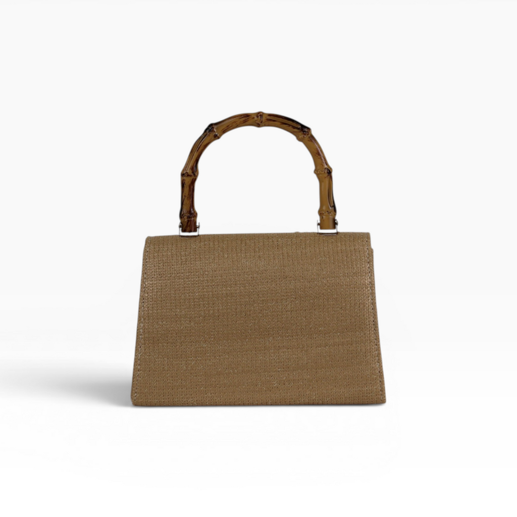 Bolsa de Mão Palha Bege
