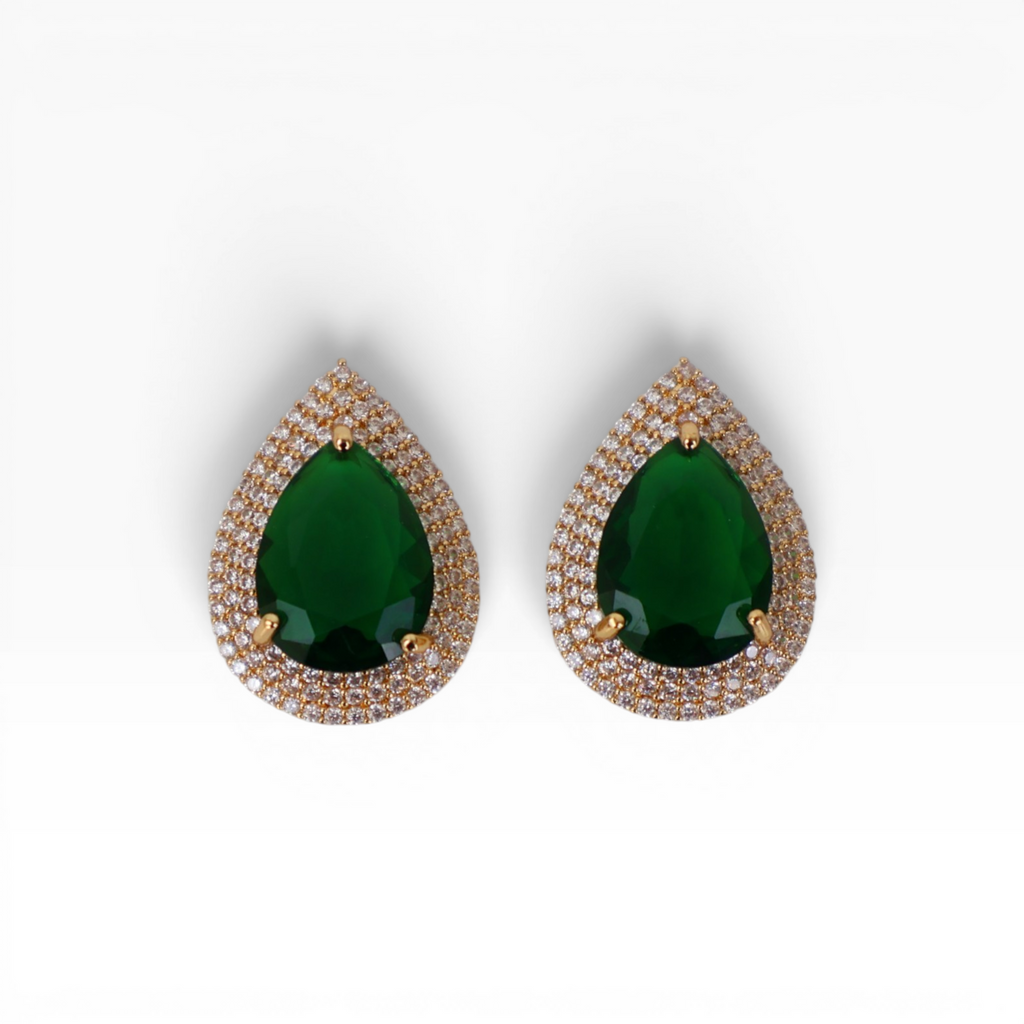 Brinco Verde - Semijoia