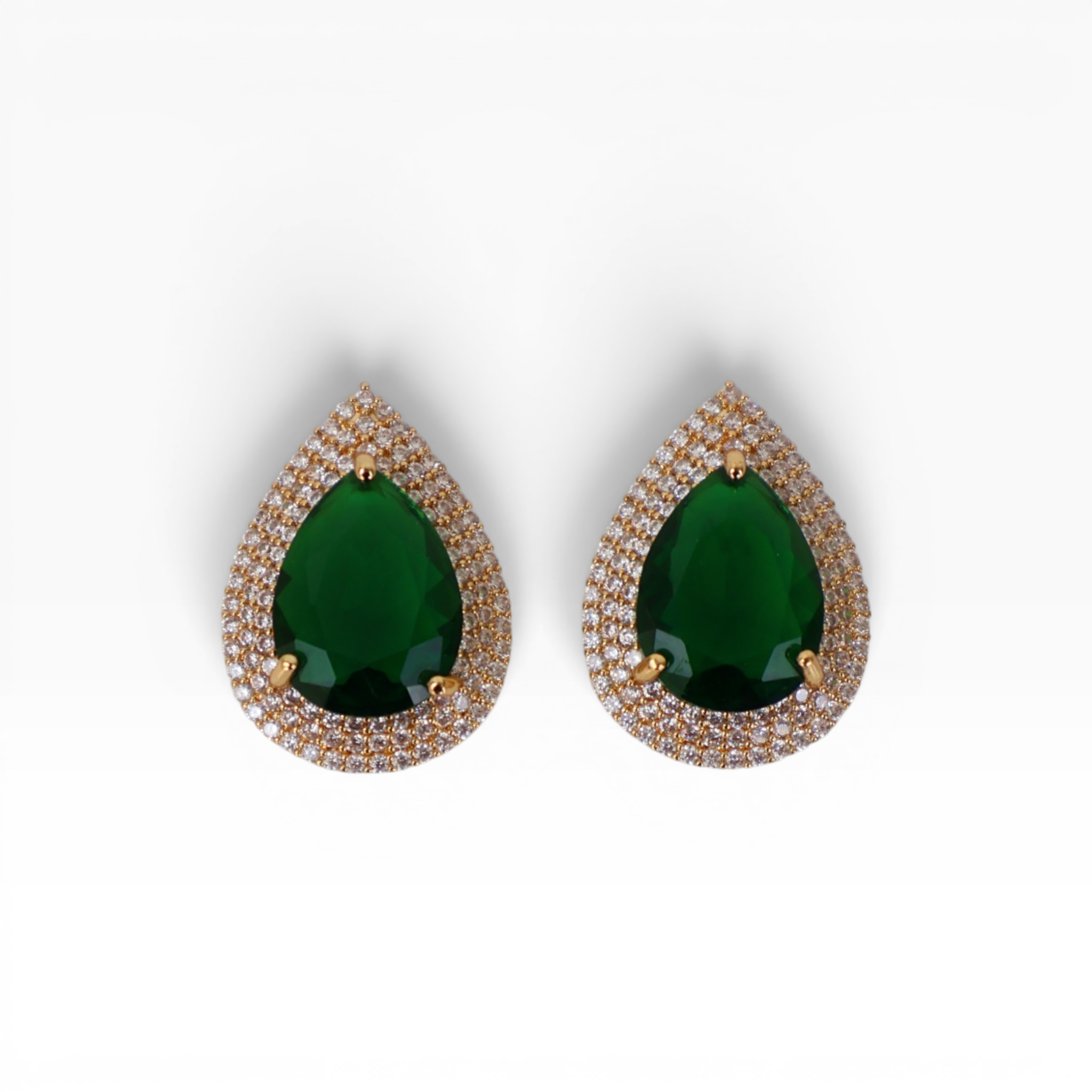 Brinco Verde - Semijoia