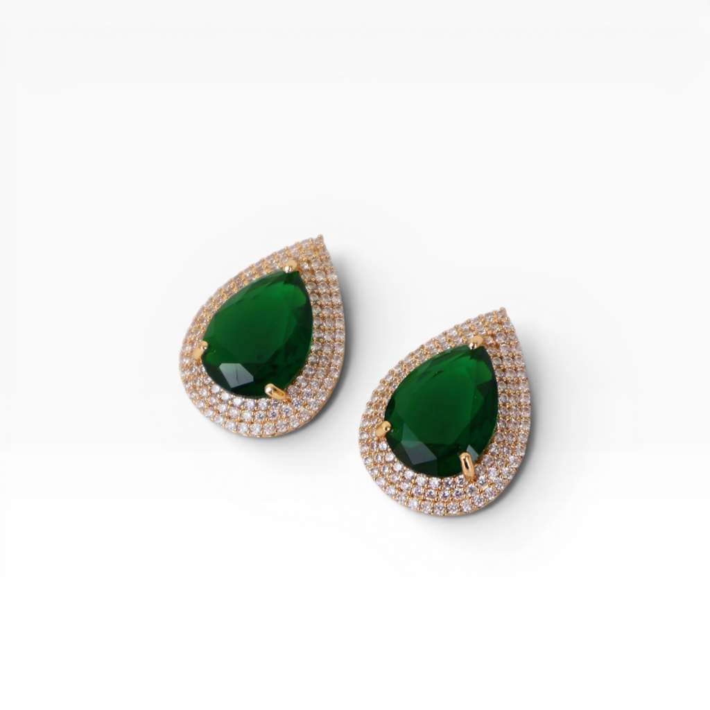 Brinco Verde - Semijoia