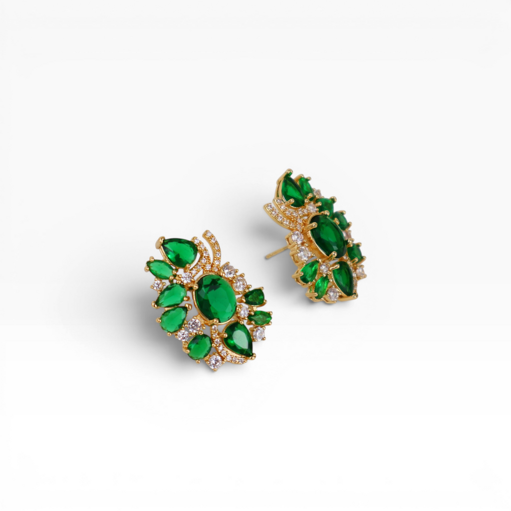 Brinco Verde - Semijoia