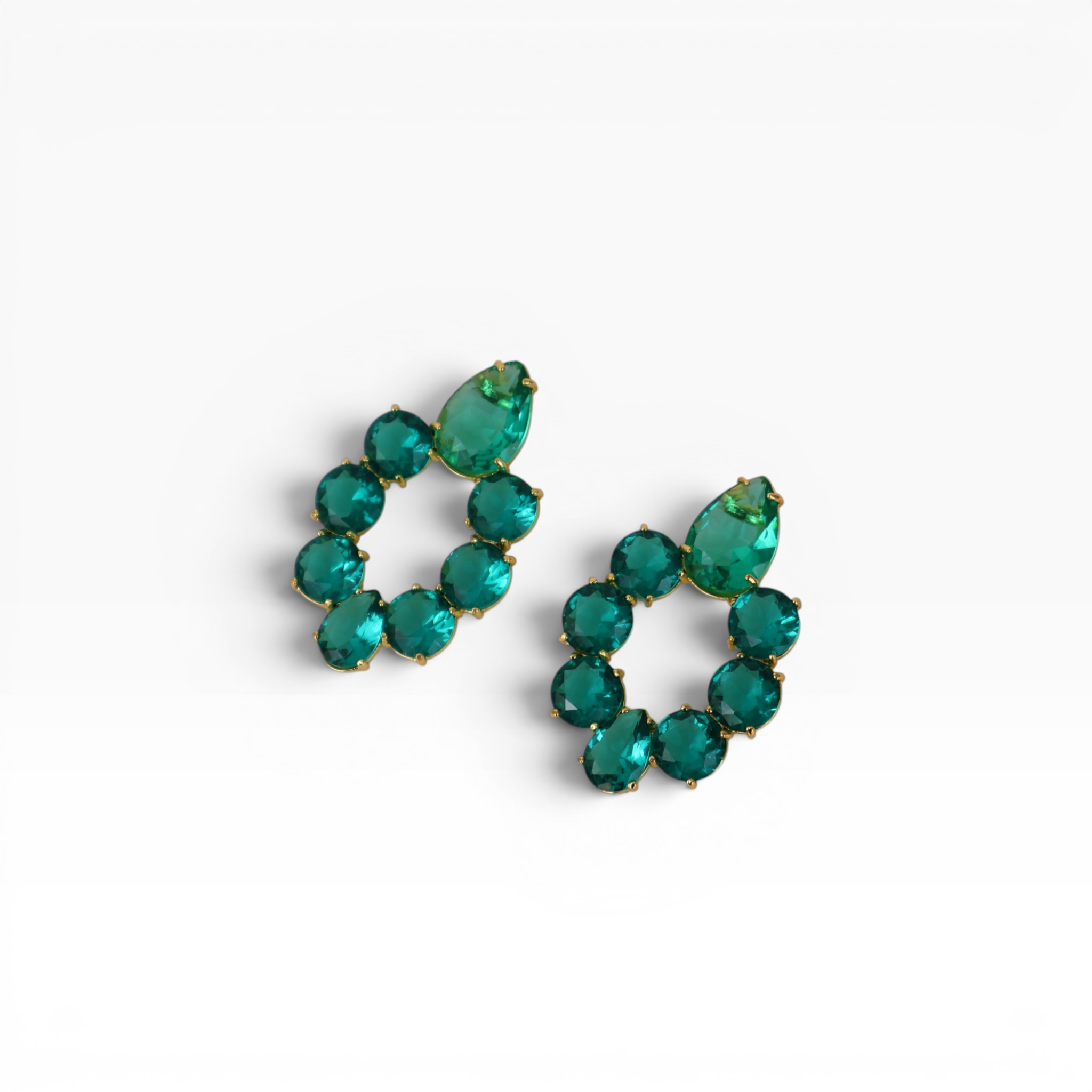 Brinco Verde - Semijoia