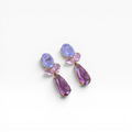 Brinco Roxo - Semijoia