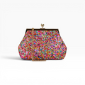 Bolsa Festa Clutch Pouch Pedraria Colorida
