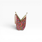 Bolsa Festa Clutch Pouch Pedraria Colorida