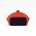 Bolsa de Festa Clutch Palha Laranja
