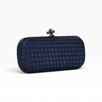 Clutch Tressê Cetim Inspired Grande Azul Marinho