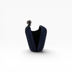 Clutch Tressê Cetim Inspired Grande Azul Marinho