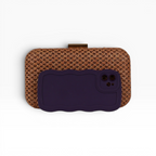 Bolsa Clutch Festa Palha Marrom