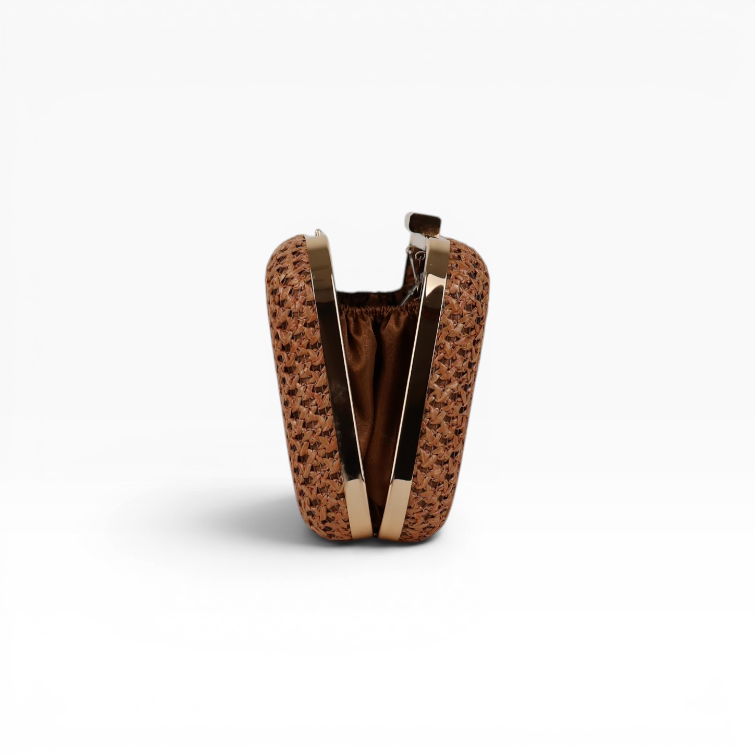 Bolsa Clutch Festa Palha Marrom