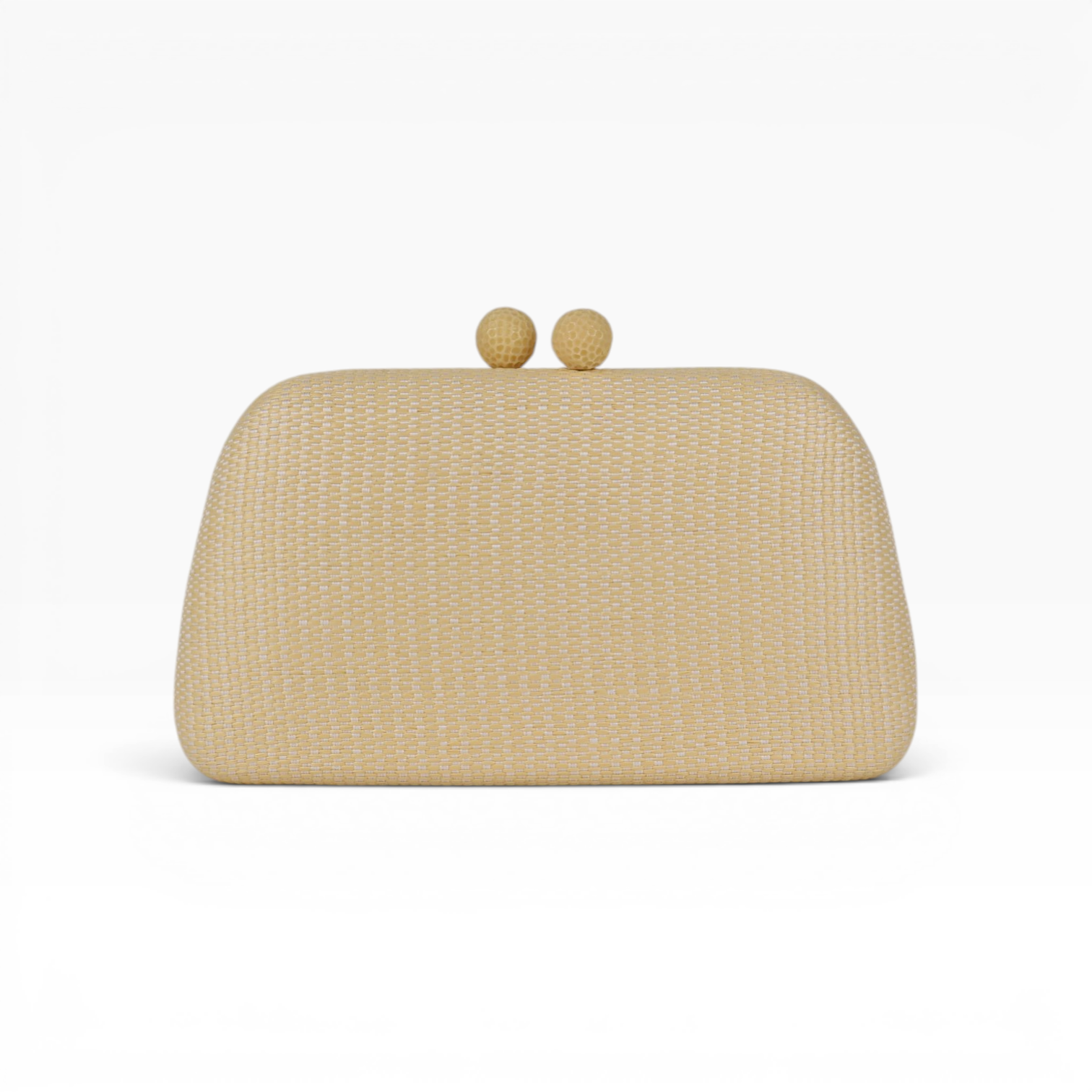 Bolsa Clutch Festa Palha Bege Claro