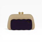 Bolsa Clutch Festa Palha Bege Claro