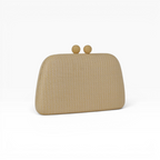 Bolsa Clutch Festa Palha Bege Claro