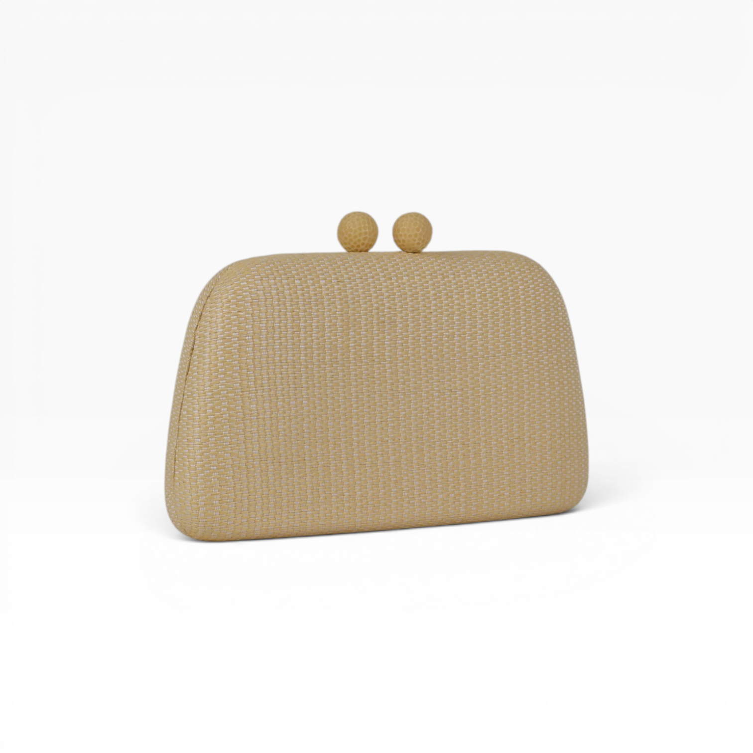 Bolsa Clutch Festa Palha Bege Claro