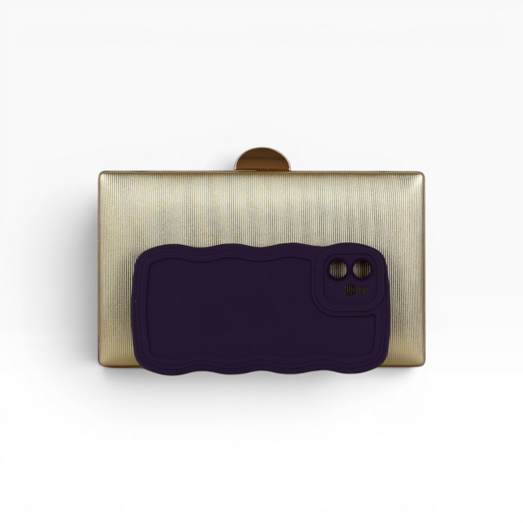Bolsa Clutch Festa Dourada