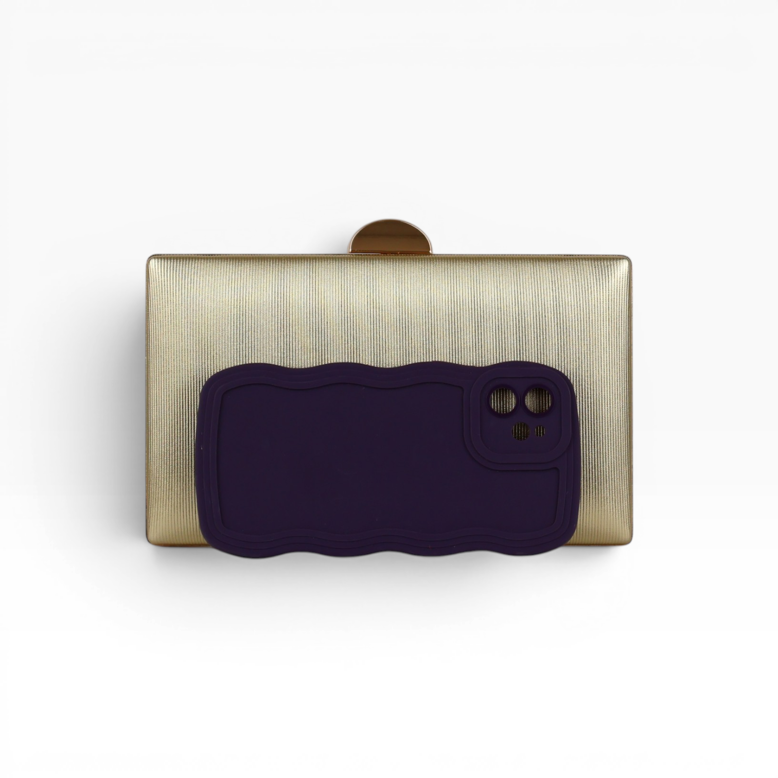 Bolsa Clutch Festa Dourada