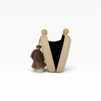 Bolsa Clutch Festa Palha Bege