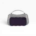Bolsa de Mão Clutch Vidrilhos Prateada