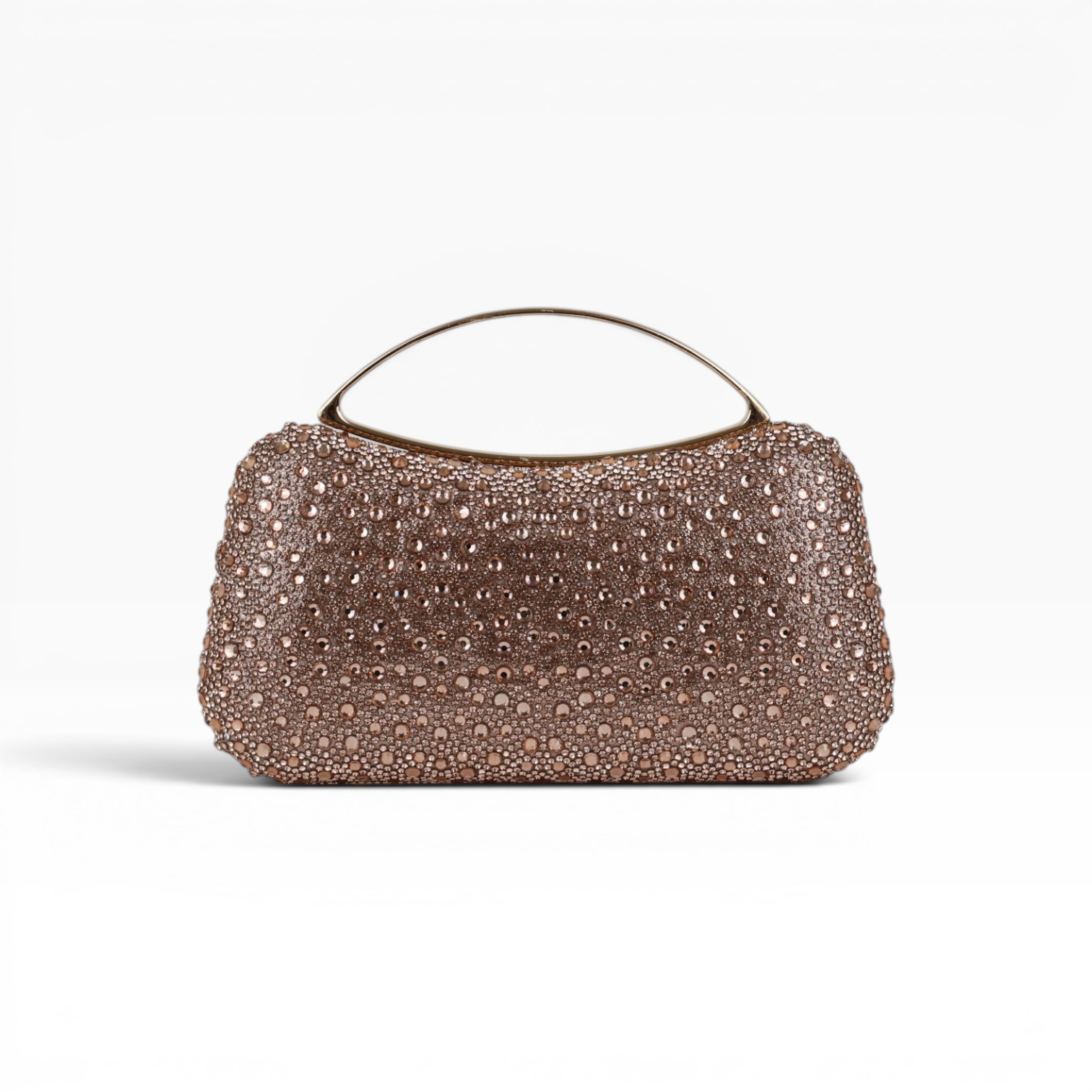 Bolsa de Mão Clutch Vidrilhos Rosê Gold