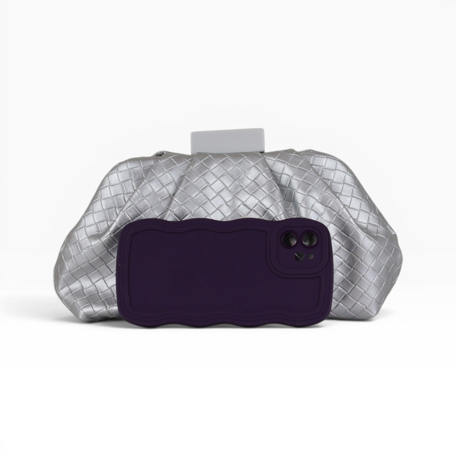 Bolsa Festa Pouch Prateada