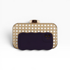 Bolsa Clutch Festa Palha da Índia Bege