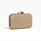 Bolsa Clutch Festa Palha da Índia Bege
