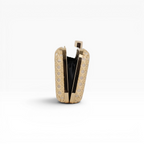 Bolsa Clutch Festa Palha da Índia Bege