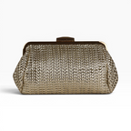 Bolsa Pouch Trama Dourada