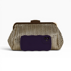 Bolsa Pouch Trama Dourada