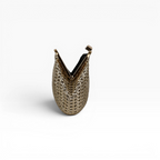 Bolsa Pouch Trama Dourada