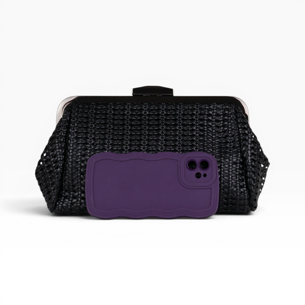 Bolsa Pouch Trama Preta