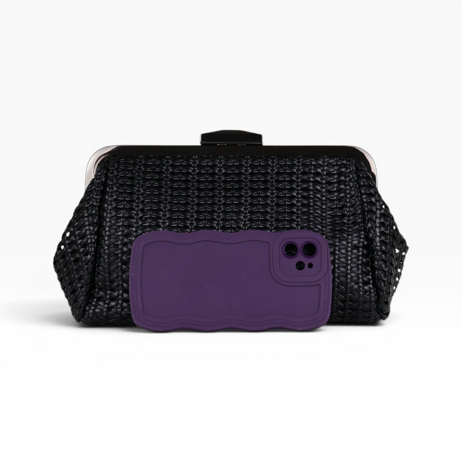 Bolsa Pouch Trama Preta