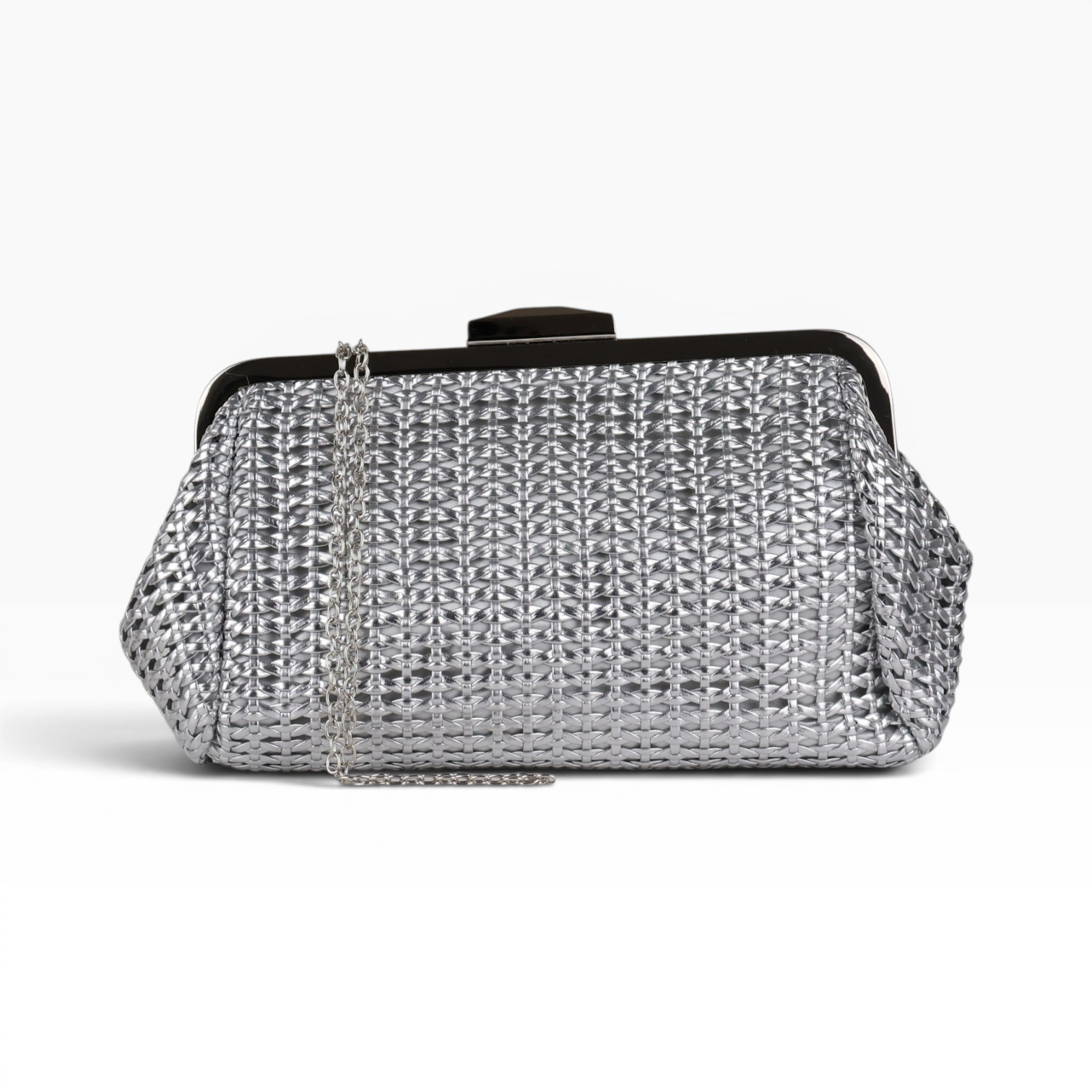 Bolsa Pouch Trama Prata