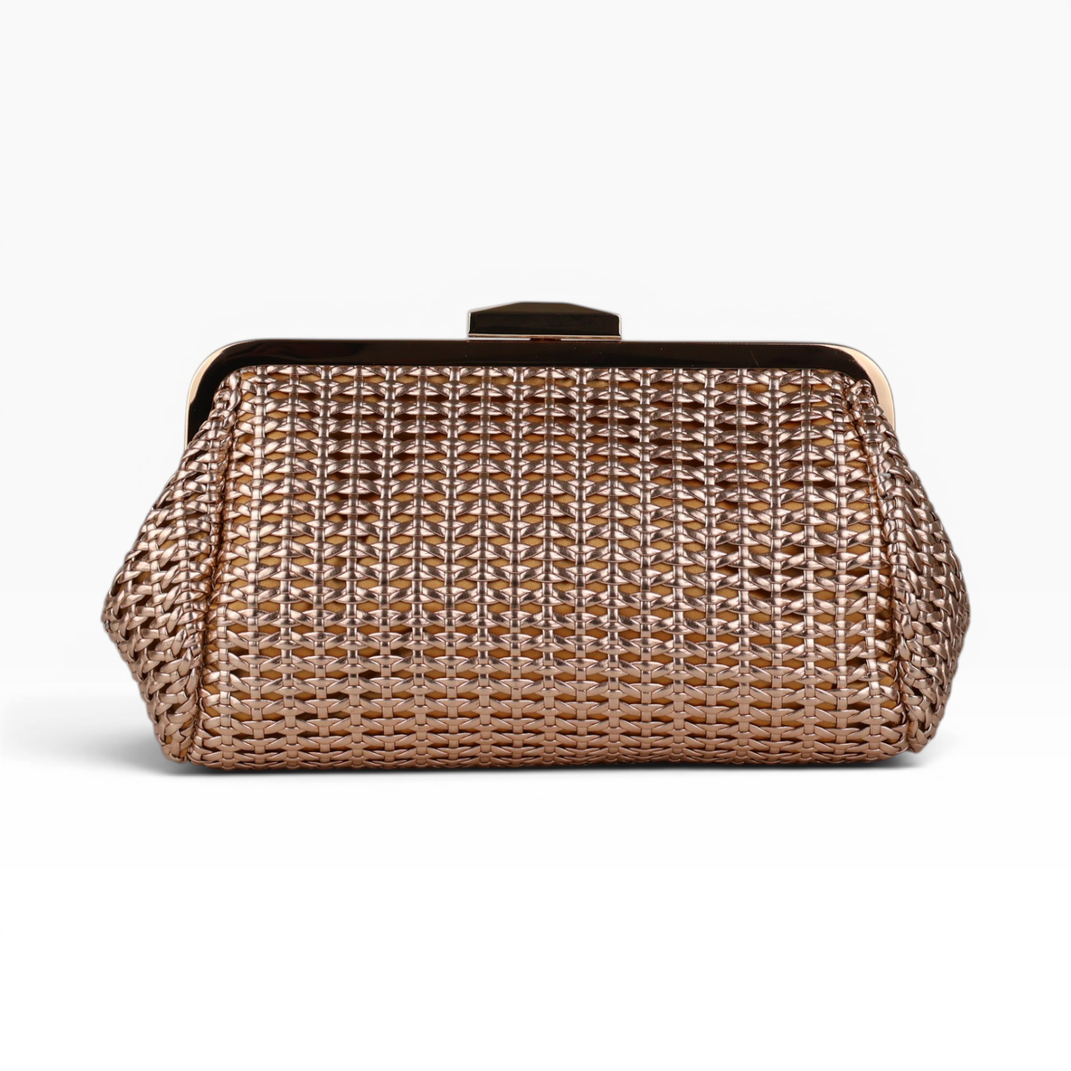 Bolsa Pouch Trama Rosê Gold
