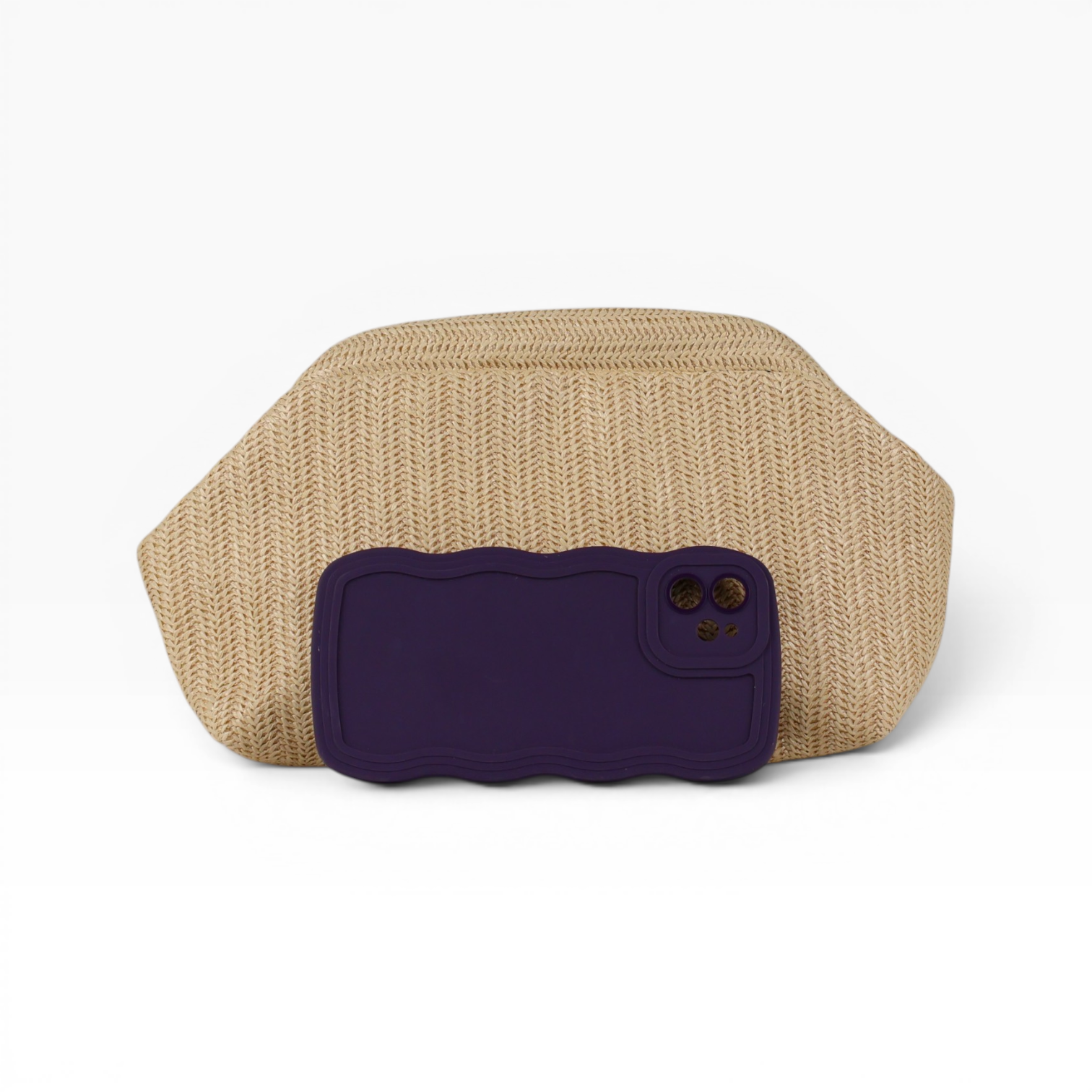 Bolsa Festa Pouch Palha Bege