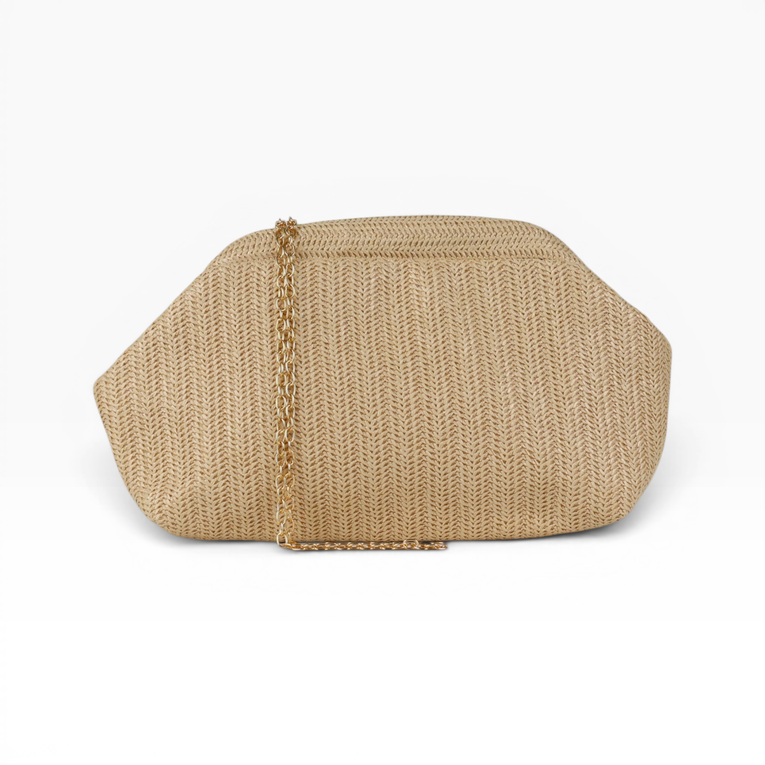 Bolsa Festa Pouch Palha Bege