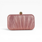 Bolsa de Festa Clutch Brilho Rosa Claro
