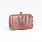 Bolsa de Festa Clutch Brilho Rosa Claro