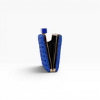 Bolsa de Festa Clutch Palha Azul