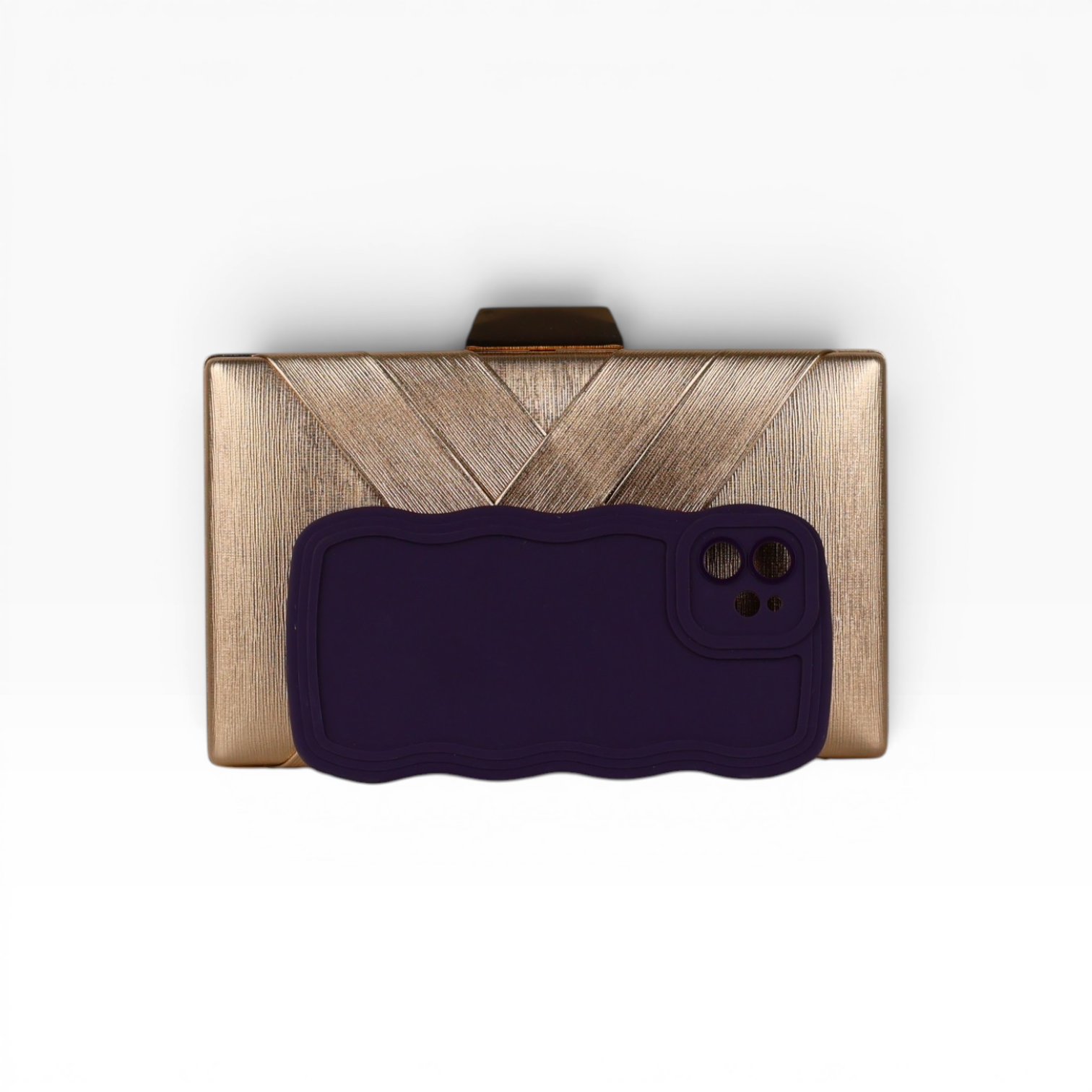 Bolsa Clutch Festa Champagne